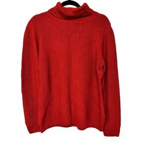 New York & Co. Red Turtleneck Sweater Size XL